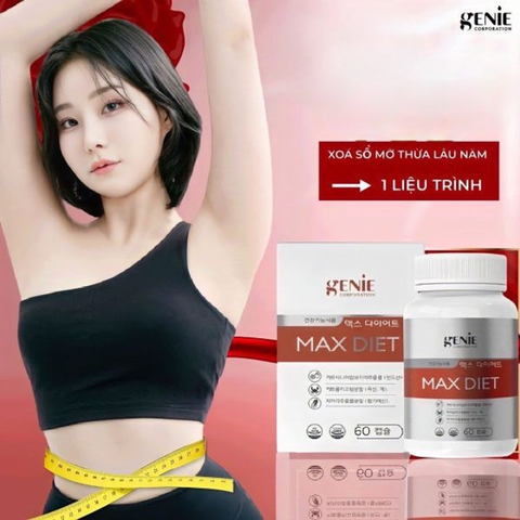 Viên uống giảm cân Max Diet - Genie 