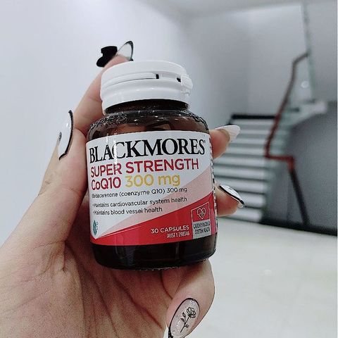 (30 Viên) Viên uống CoQ10 cho tim mạch Blackmores CoQ10 Super Strength 300mg Chính hãng