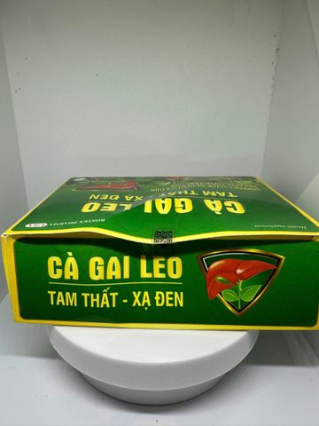 ( Vỉ ) Viên Uống CÀ GAI LEO TAM THẤT XẠ ĐEN Hỗ Trợ Giải Độc Gan, Thanh Nhiệt, Mát Gan - Hộp 50 Viên