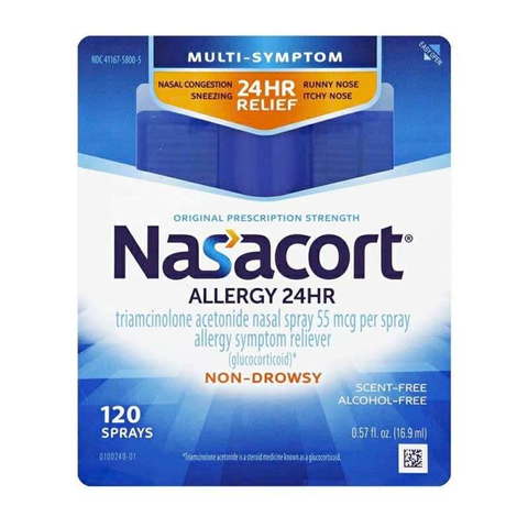 Xịt Mũi Nas ac, ort Al .le rgy 24h 16,9ml - Giảm Viêm Xoang, Dị Ứng, Ngứa Mũi Không Gây Buồn Ngủ - Thực Phẩm Chức Năng Mỹ 