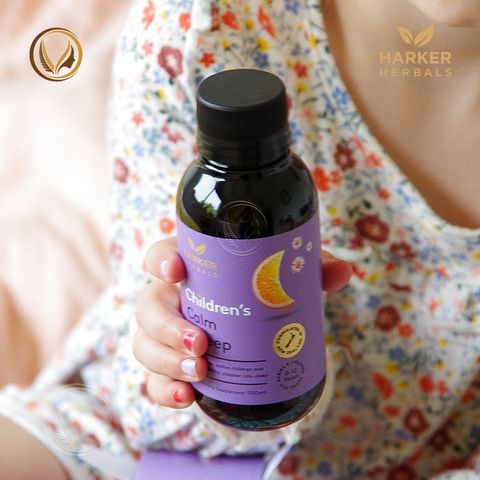 Siro giúp an thần, hỗ trợ ngủ ngon cho trẻ em Harker Herbals Children's Calm & Sleep 150ml