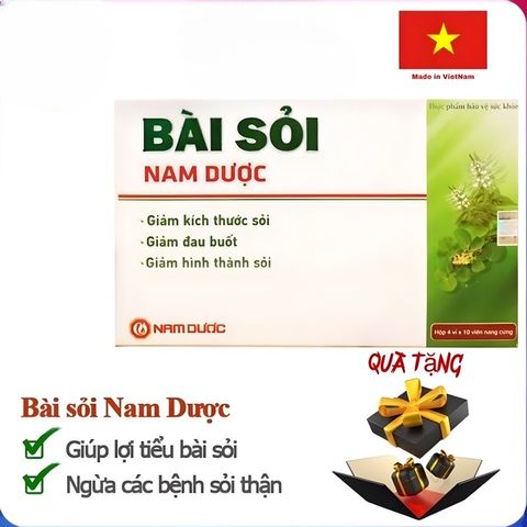 Bài Sỏi Nam Dược - Mẫu Mới Bye Sỏi - hộp 40 viên