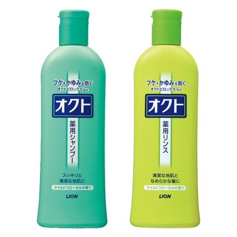 Dầu Gội Dầu Xả Lion Oct Medicated Conditioner 320ml Loại Bỏ Gàu & Nấm Da Đầu