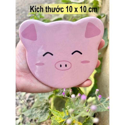 Đệm Lót Sứ tản nhiệt thú cưng hoặc Đế để ly, đế chén bàn ăn mẫu cartoon cực ngọt ngào đáng yêu