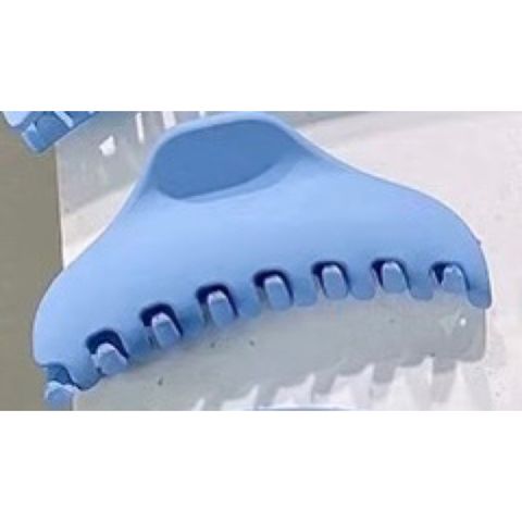 01 Kẹp tóc nhựa càng cua màu xanh