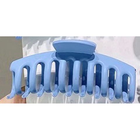 01 Kẹp tóc nhựa càng cua màu xanh