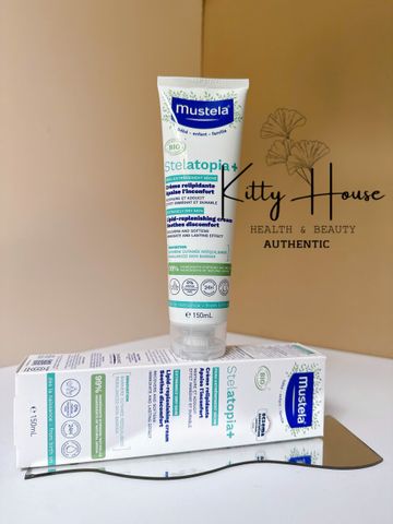 Kem bổ sung dưỡng chất cho da chàm Mustela Stelatopia+ Lipid Replenishing Cream tuýp 150ml
