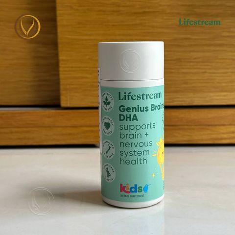Viên uống bổ não, tăng cường trí nhớ tập trung cho trẻ em Lifestream Genius Brains DHA Kids 30 viên