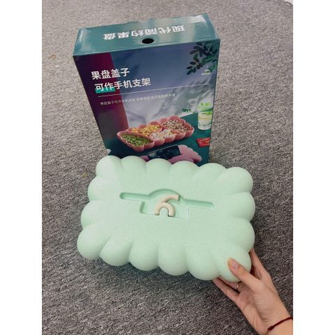Khay mứt tết hình quả bí ngô may mắn tài lộc (TH124) (Màu ngẫu nhiên)