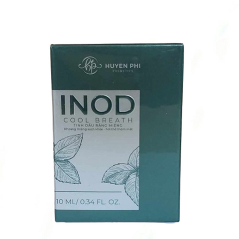 Tinh Dầu Khử Mùi Hôi Miệng INOD Cool Breath Huyền Phi - Hỗ Trợ Thư Giãn Hơi Thở Từ Nguyên Liệu Thiên Nhiên 10ml