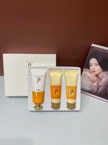 Set Kem Chống Nắng Whoo Vàng 60ml - SPF 50
