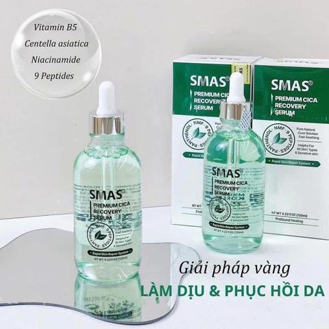 Tinh chất Smas Premium Cica Recovery Serum 120ml – làm dịu, phục hồi da
