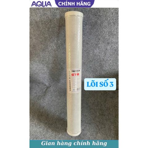 Lõi lọc nước AQUA chính hãng - Bộ lõi lọc thô 1 2 3 20 inch