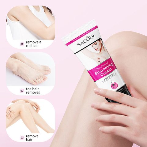 SADOER Kem tẩy lông 50g triệt lông nách/ chân/ tay/ vùng kín/ toàn thân ann toànn không đau không gây kích ứng