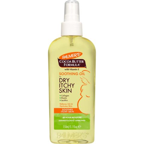 Dầu dưỡng da hỗ trợ giảm nhanh khô ngứa cho mẹ bầu Palmer's Soothing Oil for Dry Itchy Skin 150ml