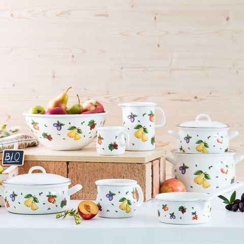 Nồi Hầm Dáng Thấp Riess Country 0171-068 20cm 2L Obstgarten