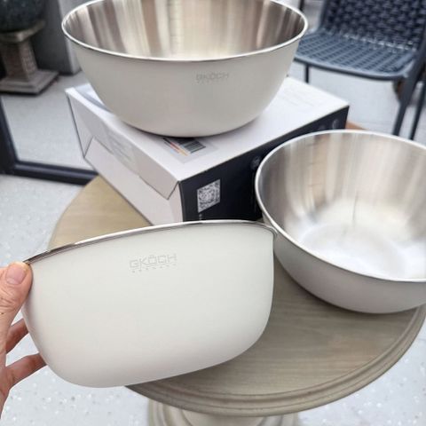 Bộ 3 âu inox phủ sơn kem lì 22-25-28cm GKÖCH MYTY0810 734397