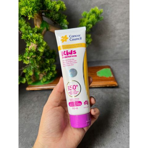 Kem chống nắng Cancer Council SPF 50+ Kids 110ml