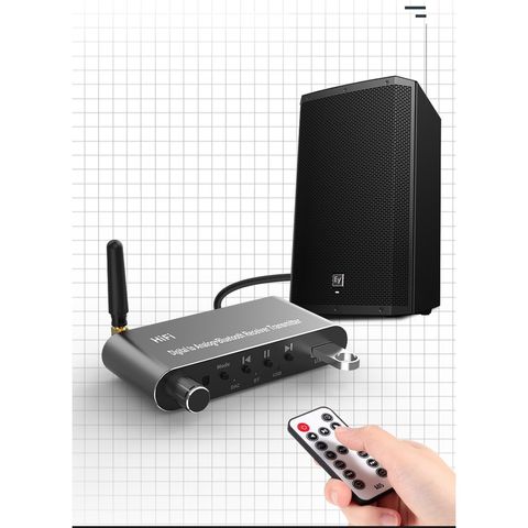 Bộ thu Bluetooth Lossless HiFi Bộ phát USB âm thanh kỹ thuật số Giải mã analog sợi quang đồng trục