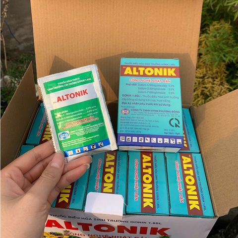 [ƯU ĐÃI GIÁ TỐT] Hộp 10 GÓI Kích Thích Sinh Trưởng Cực Mạnh Atonic (10ml/gói) - Kích Rễ, Nảy Mầm, Ra Chồi Nhanh Mạnh