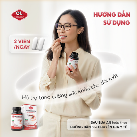 [Nhập khẩu] Viên uống Nutra Vision Olympian Labs  - Hỗ trợ tăng cường sức khỏe đôi mắt 