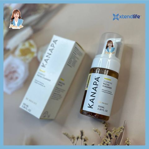 Sữa rửa mặt tạo bọt cho mọi loại da New Zealand Xtend Life Kanapa Foaming Facial Cleanser 100ml