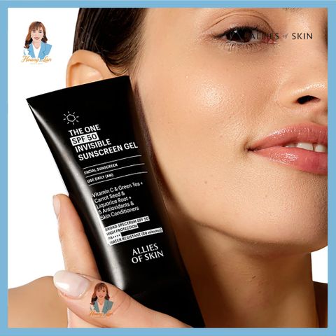 Kem chống nắng dạng gel Singapore Allies Of Skin The One SPF 50 Invisible Sunscreen Gel 50ml