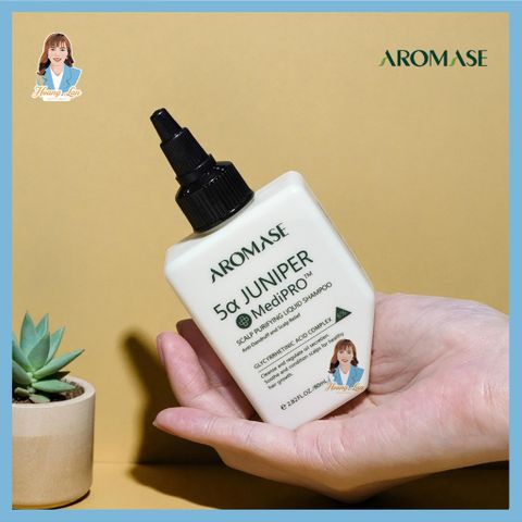 Dầu gội dạng lỏng sạch da đầu Đài Loan AROMASE Juniper MediPRO Scalp Purifying Liquid Shampoo 80ml