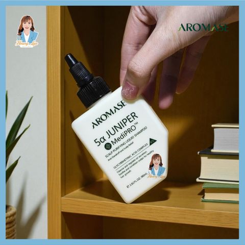 Dầu gội dạng lỏng sạch da đầu Đài Loan AROMASE Juniper MediPRO Scalp Purifying Liquid Shampoo 80ml