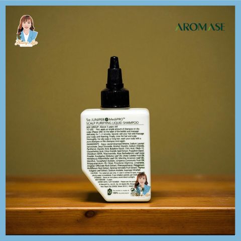 Dầu gội dạng lỏng sạch da đầu Đài Loan AROMASE Juniper MediPRO Scalp Purifying Liquid Shampoo 80ml