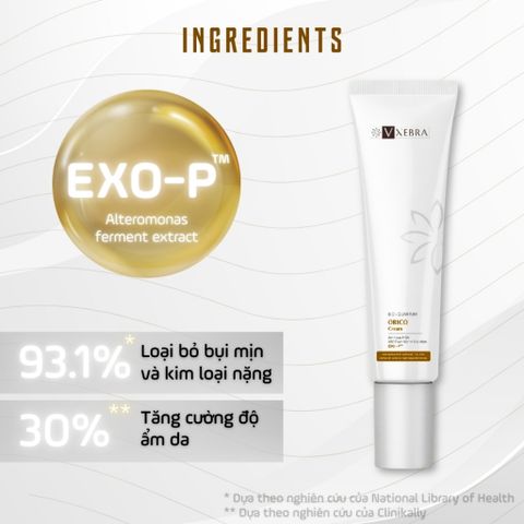 [Organic] Kem Dưỡng Da Vxebra – Thẩm thấu nhanh, cải thiện đàn hồi da & ngừa lão hóa sớm 50g