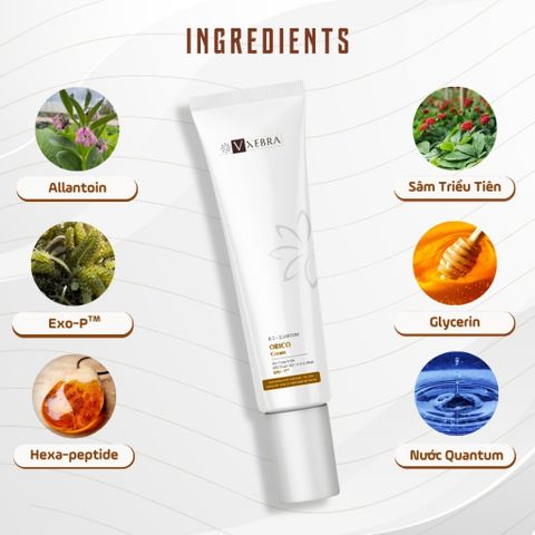 [Organic] Kem Dưỡng Da Vxebra – Thẩm thấu nhanh, cải thiện đàn hồi da & ngừa lão hóa sớm 50g