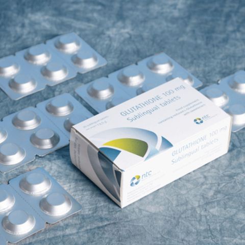 Glutathione Sublingual Tablets Viên Ngậm Trắng Da & Chống Oxy Hóa 100mg