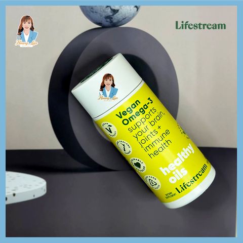 Viên uống omega3 thuần chay từ Tảo biển New Zealand Lifestream Vegan Omega-3 (45 viên)