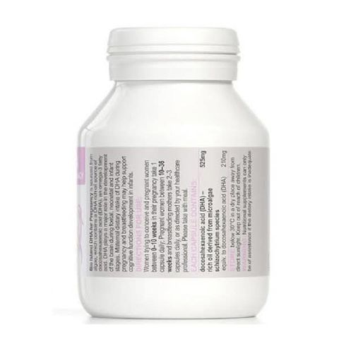 Viên Uống DHA Bioisland Cho Mẹ Bầu Và Sau Sinh Giúp Tăng Cường Trí Não Cho Mẹ - Phát Triển Não Bộ Thai Nhi