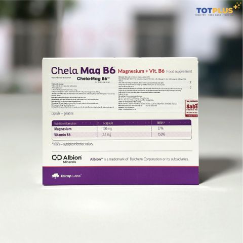2 Hộp Chela Mag B6 - Bổ Sung Magie Và Vitamin B6 Giúp Giảm Căng Thẳng, Mệt Mỏi, Tốt Cho Thần Kinh