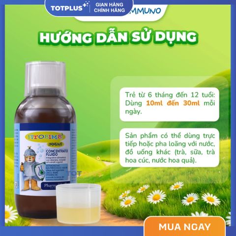 Fitobimbi Immuno - Tăng Đề Kháng Cho Trẻ – Hỗ Trợ Miễn Dịch, Giảm Ốm Vặt