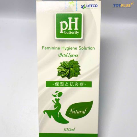 Dung Dịch Vệ Sinh Phụ Nữ PH Butterfly Hương Lá Trầu - Làm Sạch Dịu Nhẹ – Kháng Khuẩn – Cân Bằng pH