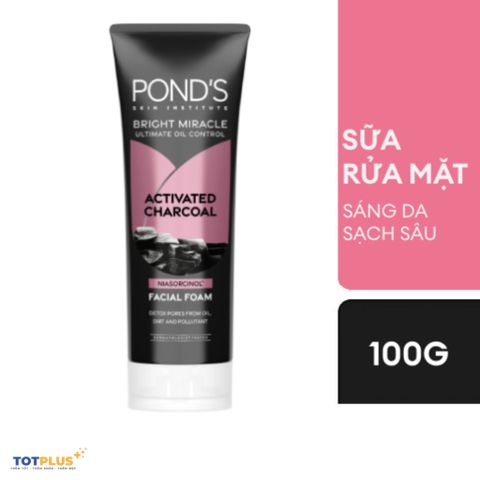 Sữa Rửa Mặt POND'S Bright Miracle - Sạch Sâu, Sáng Da, Kiểm Soát Dầu - Chính hãng Unilever