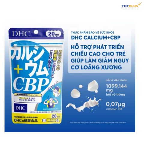Canxi DHC Calcium - Thực Phẩm Bảo vệ Sức Khỏe - Hàng Chính Hãng