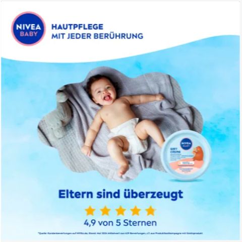 Kem dưỡng da Nivea Baby solf creme dành cho trẻ em từ sơ sinh,người lớn , Hũ 200ml mẫu mới