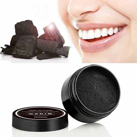 (Hàng Chuẩn) Bột than tre tẩy trắng răng Teeth Whitening 30g J124 Chính hãng