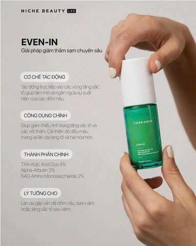 Tinh Chất Giảm Thâm Sạm Theramid Even In Serum 30ml