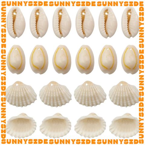 10 Charm Vỏ Sò Vỏ Ốc Tự Nhiên Có Lỗ Nhiều Kích Thước Làm Vòng Đeo Tay Mặt Dây Chuyền Phụ Kiện Trang Sức