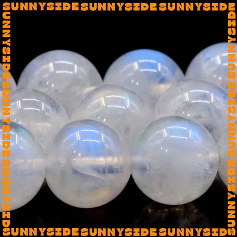 1 Hạt Đá Moonstone Đá Mặt Trăng 5A Dùng Làm Trang Sức Thủ Công Mix Chuỗi Hạt Xỏ Vòng Tay