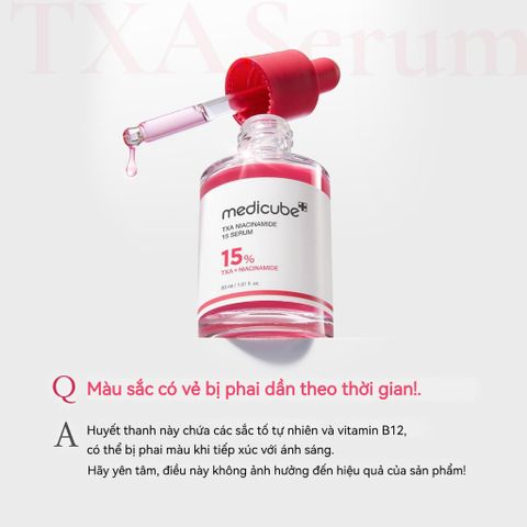 (Hàng CTY) Serum Dưỡng Sáng, Giảm Thâm Mụn MEDICUBE TXA + Niacinamide 15% 30ML - Nana Shop