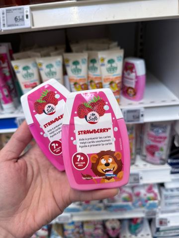 Kem đánh răng SOFT Stranberry cho bé từ 7t