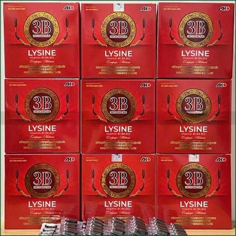 1 HỘP LYSINE VITAMIN B1 B6 B12 - HỖ TRỢ TĂNG CƯỜNG SỨC KHỎE, GIẢM MỆT MỎI, CHẬM TAY DO THIẾU VITAMIN NHÓM B - HỘP 100 VIÊN