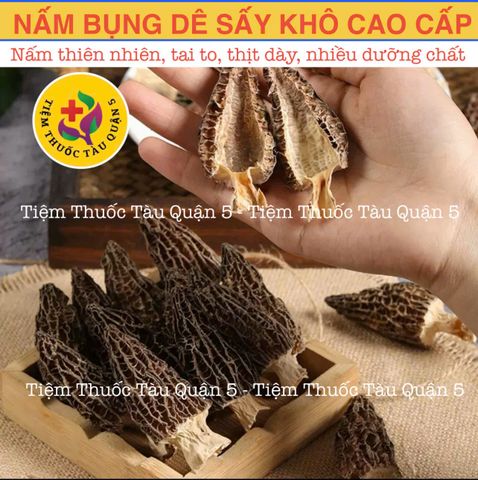 Nấm Bụng Dê 20GRAM HÀNG TỰ NHIÊN, THỊT DẦY (Nguyên liệu nấu canh, hầm bổ dưỡng) 305716