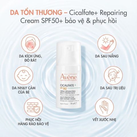 Kem Phục Hồi Da Avène Cicalfate+ SPF50+ – Chống Nắng, Dưỡng Da, Làm Dịu Tổn Thương 755044